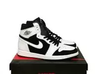 chaussures air jordan 1 mid de white black